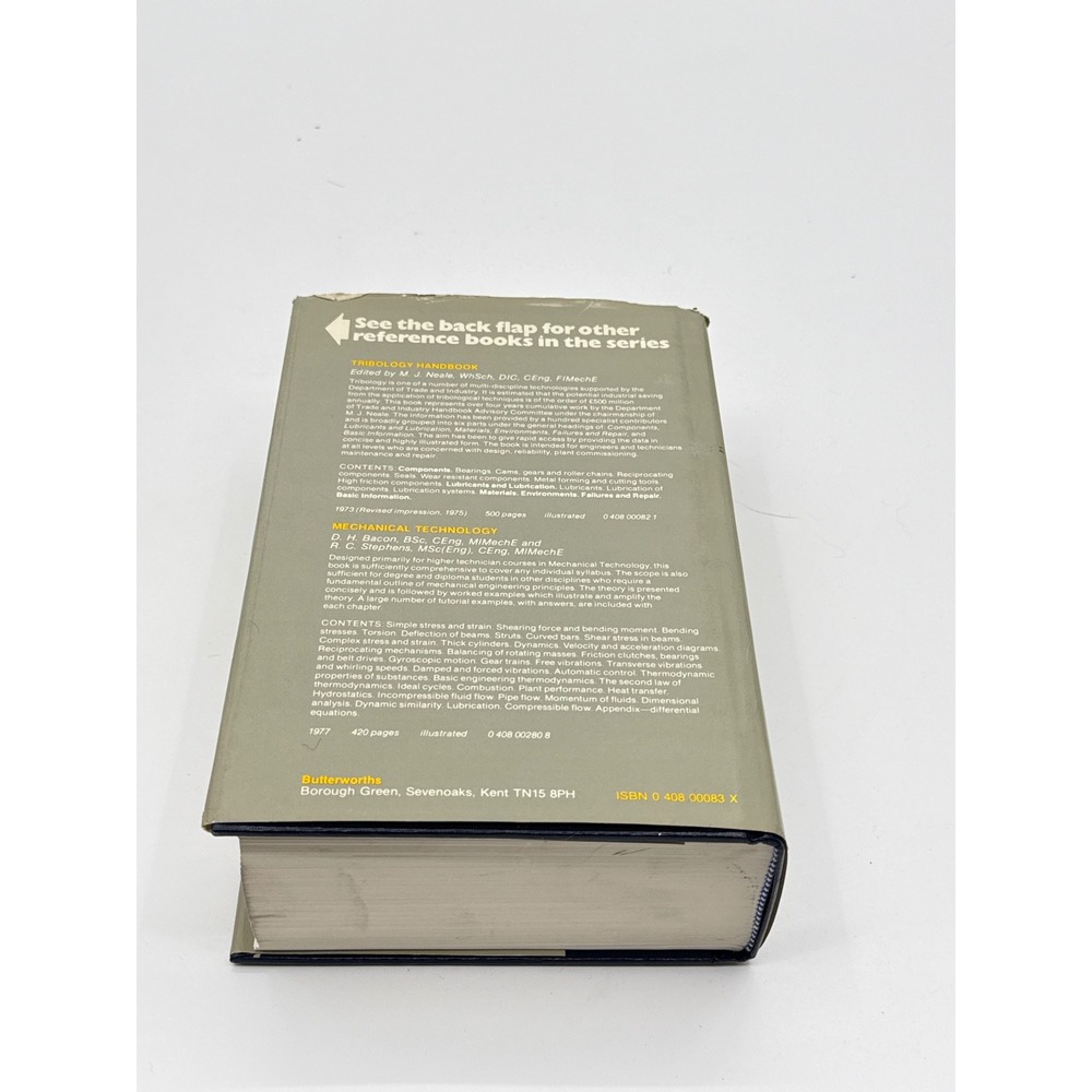 Mechanical Engineer's Reference Book 11th Edition A Parrish Butterworths 1980 - Picture 6 of 8